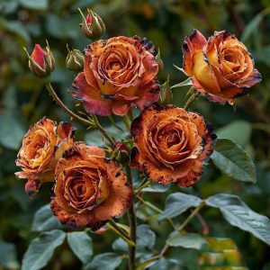 Роза плетистая Оранжевый Бриллиант купить по цене от 450р. в интернет-магазине «Посадика» с доставкой почтой в в Калязине и по всей России – [изображение №1].